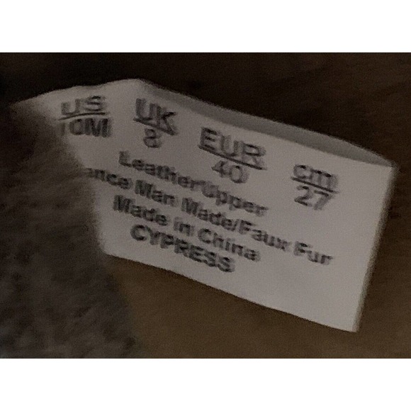 NATURALIZER Women’s CYPRESS Faux Fur Slip On Sneakers OATMEAL Size 10M NIB - Picture 6 of 9